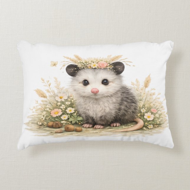 Woodland opossum dekokissen (Vorderseite)
