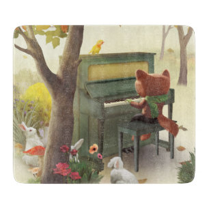 Woodland Pianist Schneidebrett