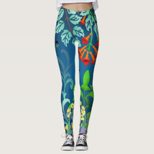 Woodland Skunk Foliage Leggings