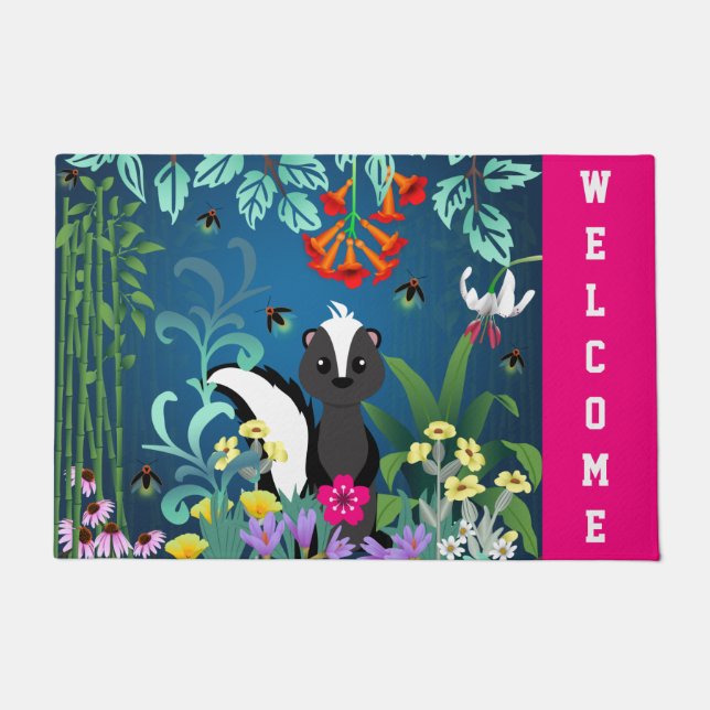 Woodland Skunk Fußmatte (Vorderseite)
