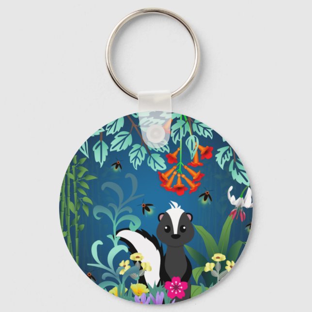 Woodland Skunk Schlüsselanhänger (Vorderseite)