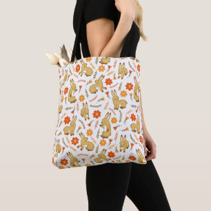 Woodland Spring Bunny Rabal Floral Tasche