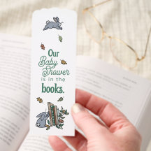 Woodland Storybook Baby shower Merci favorise