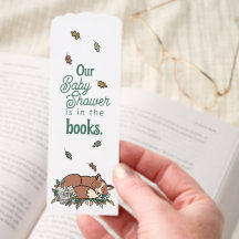 Woodland Storybook Baby shower Merci favorise