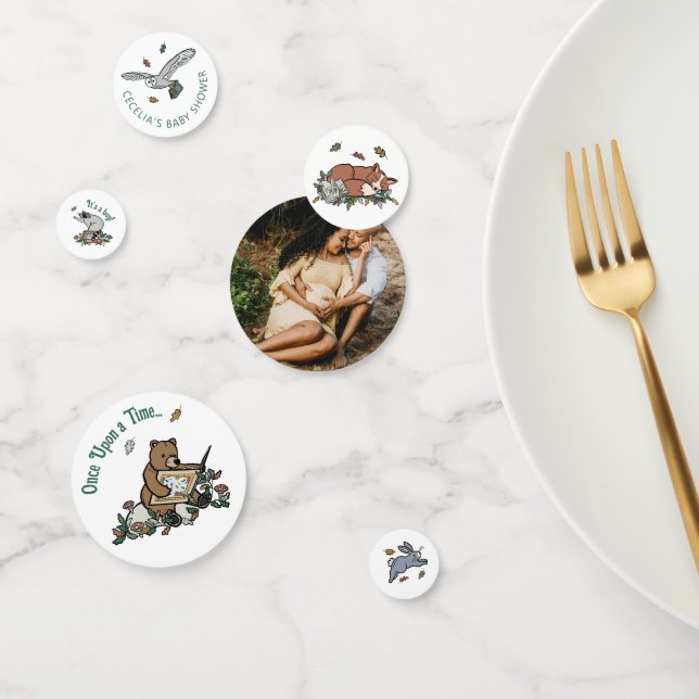 Woodland Storybook Forest Animals Baby Dusche Konfetti (Gruppe)