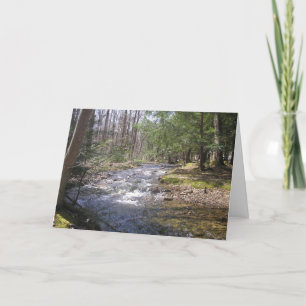 ‚Woodland Stream II‘ Dankeskarte