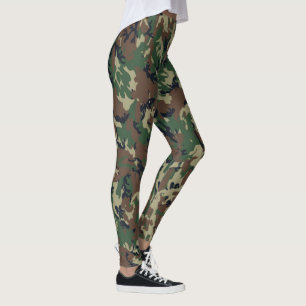 Woodland Tarnung Military Pattern Leggings