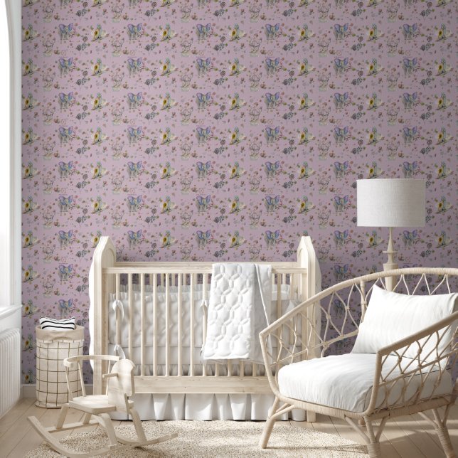 Woodland Thema Kinderzimmer Tapete (Kinder)