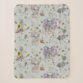 Woodland Theme Baby Sherpadecke
