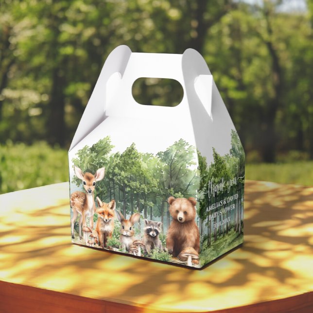 Woodland Theme Kinderdusche Geschenkschachtel (Von Creator hochgeladen)