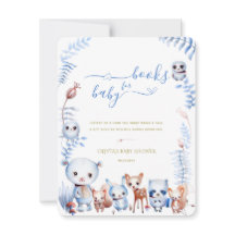 Woodland Tiere bringen eine Babybuchwaschkarte mit