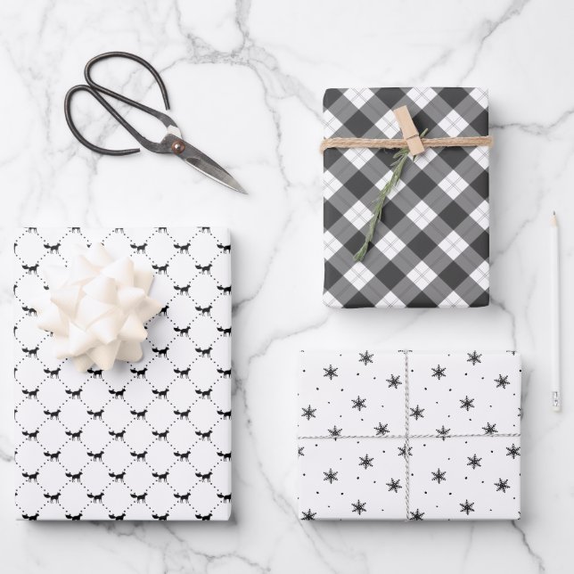 Woodland Trio | Koordination des Aufenthalts Geschenkpapier Set (Vorderseite)