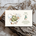 Woodland Winter Christmas Baby Show Books for Baby Begleitkarte<br><div class="desc">Genießen Sie Ihre Babydusche mit unseren "Woodland Winter Christmas" Baby Shower Books für die Baby Enclosure Card. Diese bezaubernde Karte lädt die Gäste ein, sich an der Bibliothek Ihres kleinen Hauses zu beteiligen und die gemütliche Eleganz eines Winterwaldes mit dem festlichen Weihnachtsgeist zu verbinden. Features: Bezauberndes Design: Auf der Gehege-Karte...</div>