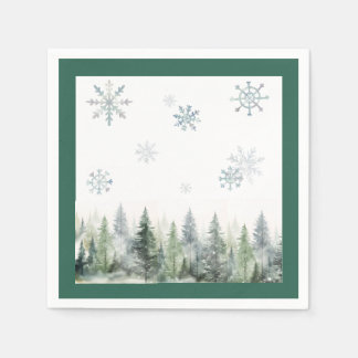 Woodland Winter ONEderland Paper Napkin Serviette