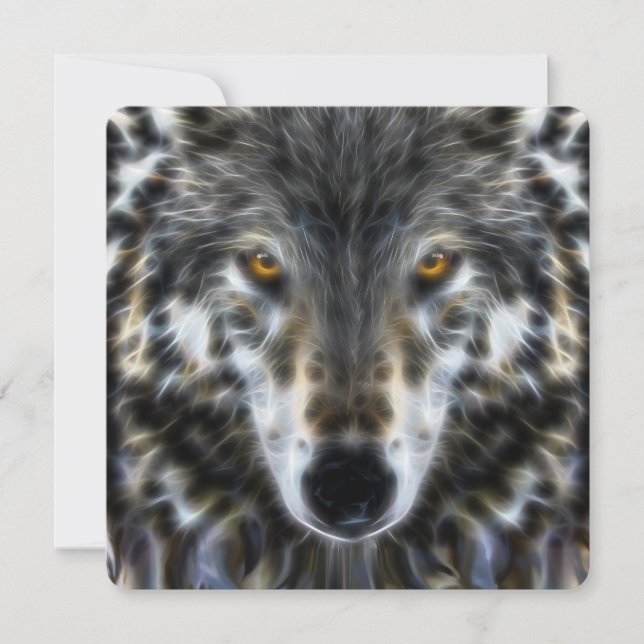 Woodland Wolf Inspirationsporträt (Vorderseite)