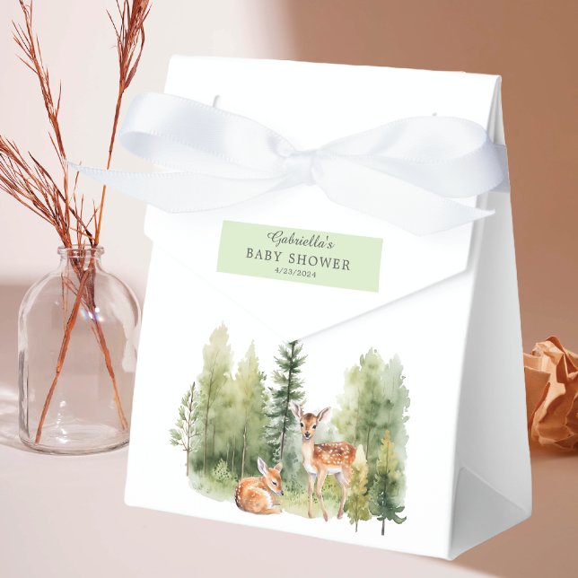 Woodland Wonder Deer Baby Dusche Geschenkschachtel (Von Creator hochgeladen)