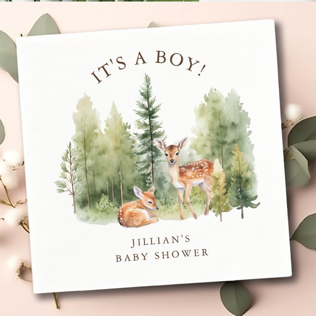 Woodland Wonder Deer Serviette (Von Creator hochgeladen)