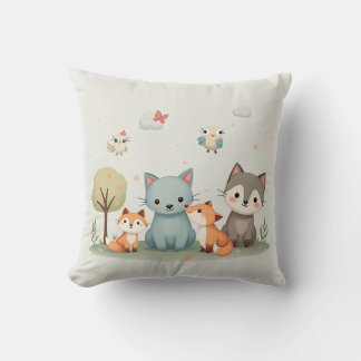 Woodland Wonder - Playful Animal Cushi Kissen