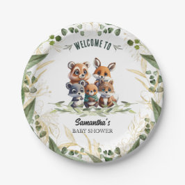 Woodland Wonders: Eine "Forest Friends" Kinderdusc Pappteller