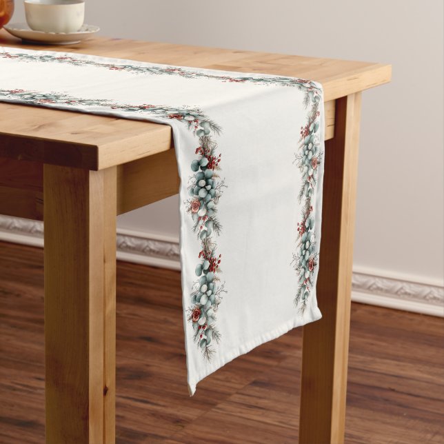 Woodland's Christmas Table Runner Großer Tischläufer (Beispiel)
