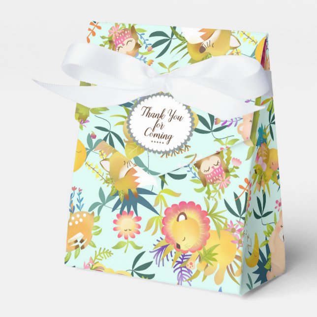 Woodlands Dreamland Blue Favor Box Geschenkschachtel (Vorderseite)