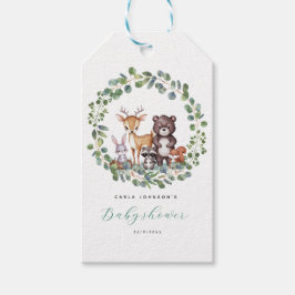 Woodlandtiere Babydusche Geschenkanhänger