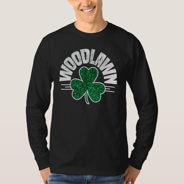 Woodlawn Bronx St Patricks Day Funny Irish Ny Sham T-Shirt (Vorderseite)