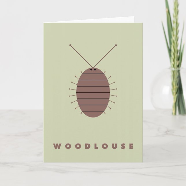 Woodlouse-Karte Karte (Vorderseite)