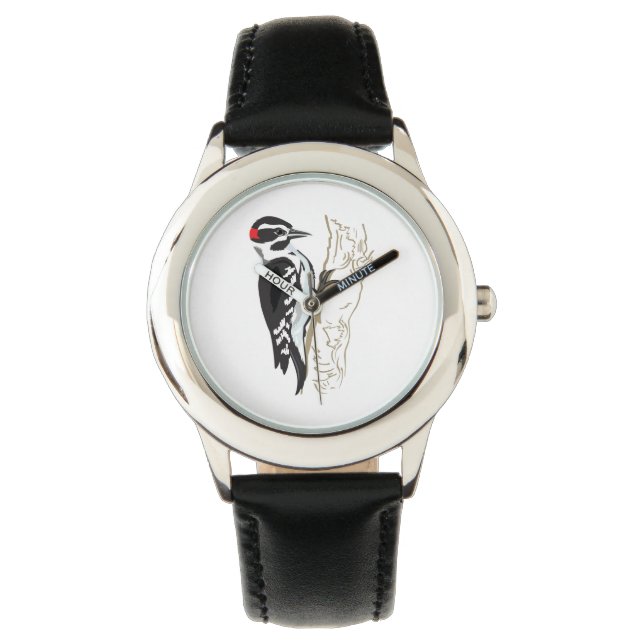 Woodpecker-Abbildung Armbanduhr (Vorderseite)