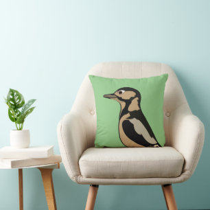 Woodpecker Bird Nature Kissen