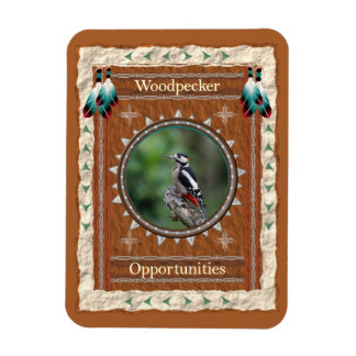 Woodpecker Chancen Energie Magnet