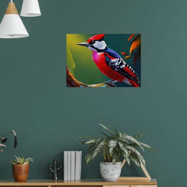 Woodpecker Poster (Wohnzimmer 1)