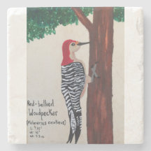 Woodpecker Stone Untersetzer