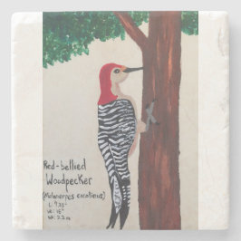 Woodpecker Stone Untersetzer