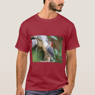Woodpecker-Vogel-Design-Logo – Naturs Rhythmus in T-Shirt