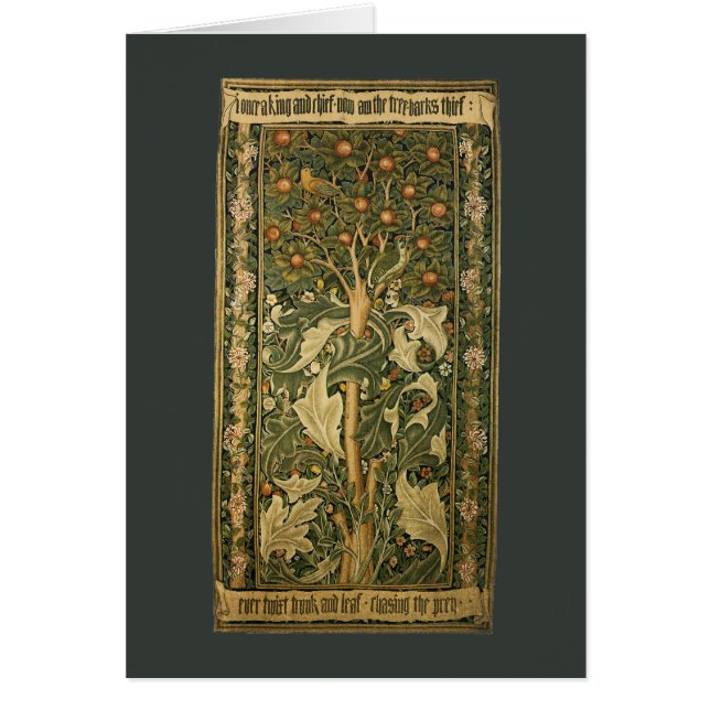 Woodpecker von William Morris, Vintage Textilkunst (Vorne)