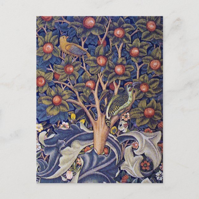 Woodpecker, William Morris Postkarte (Vorderseite)