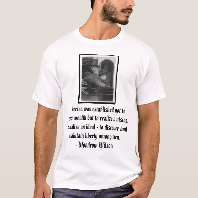 Woodrow, Amerika wurde, um hergestellt nicht zu T-Shirt (Vorderseite)
