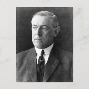 Woodrow Wilson Postkarte
