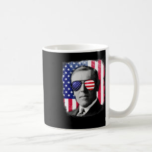 Woodrow Wilson Us Flag 4. Juli Kaffeetasse