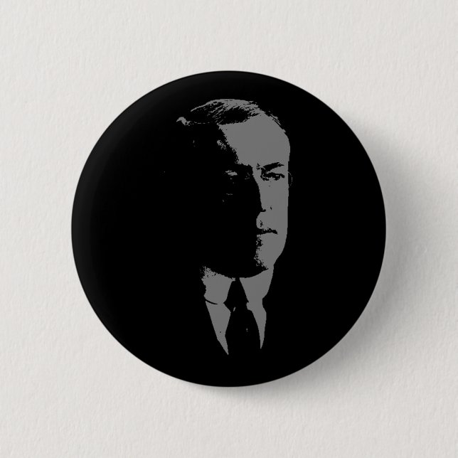 Woodrow- WilsonSilhouette Button (Vorderseite)