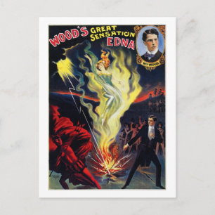 Wood's Sensation "Edna" Postkarte