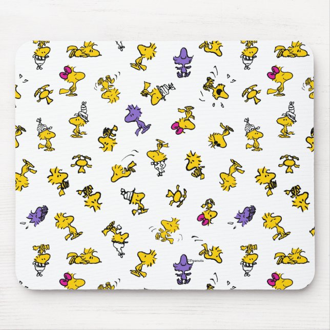Woodstock Fun Pattern Mousepad (Vorne)
