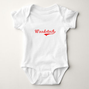 Woodstock Georgia klassischer Entwurf Baby Strampler