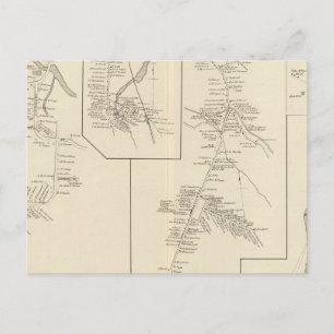 Woodsville PO Postkarte