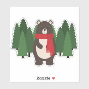 Woodsy Bär Aufkleber