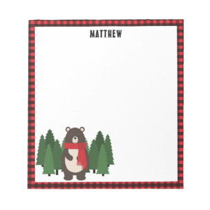 Woodsy Bär Notizblock