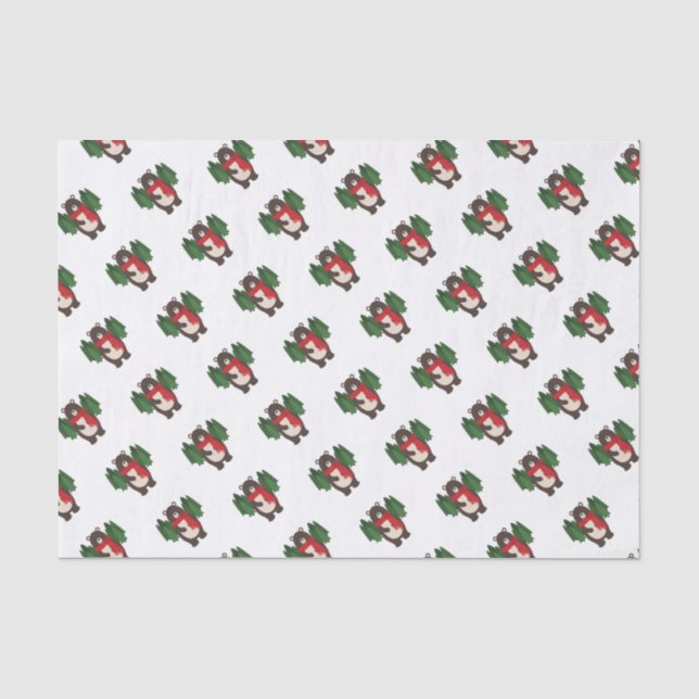 Woodsy Bär Seidenpapier (Vorderseite)