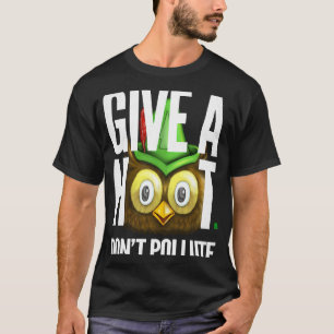 Woodsy Owl Gib einen Hoot Don't Pollute Distressed T-Shirt