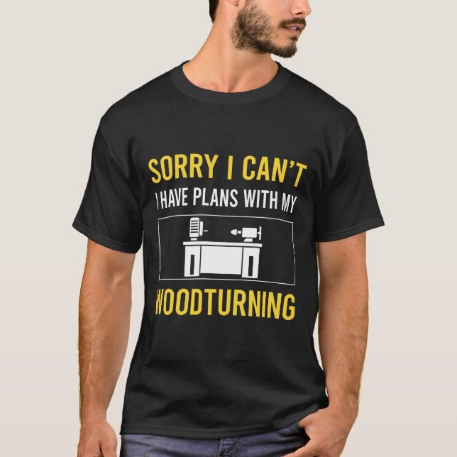 Woodturn Woodturn Wendedrehscheibe T-Shirt (Vorderseite)